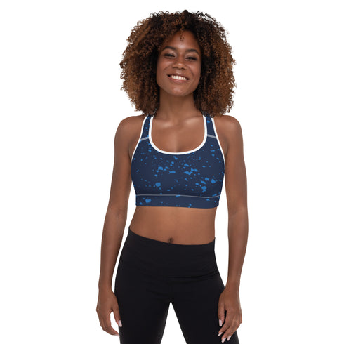 Blue MahiMahi Padded Sports Bra for Ultimate Comfort and Support