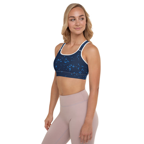 Blue MahiMahi Padded Sports Bra for Ultimate Comfort and Support