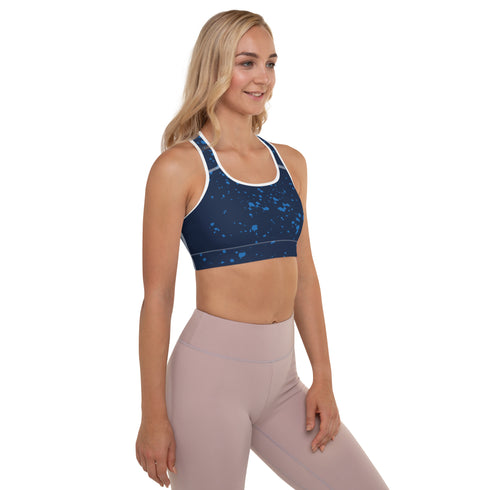 Blue MahiMahi Padded Sports Bra for Ultimate Comfort and Support