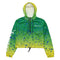 Women’s Mahi-mahi Cropped Windbreaker for Stylish Adventures, Waterproof and Lightweight