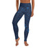 Blue Mahi Mahi Leggings for Yoga and Workout Performance with Four-Way Stretch