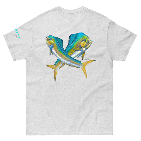 Men's Carey Chen Mahi Mahi Classic Tee for Trendy Style Comfort Meets Street Style for Everyday Wear