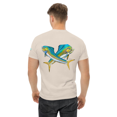 Men's Carey Chen Mahi Mahi Classic Tee for Trendy Style Comfort Meets Street Style for Everyday Wear