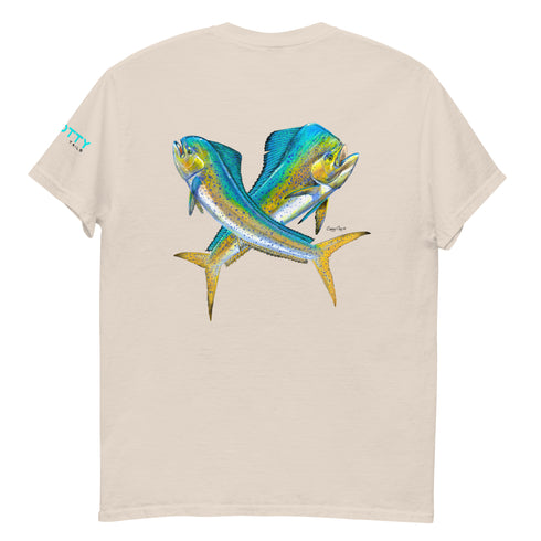 Men's Carey Chen Mahi Mahi Classic Tee for Trendy Style Comfort Meets Street Style for Everyday Wear
