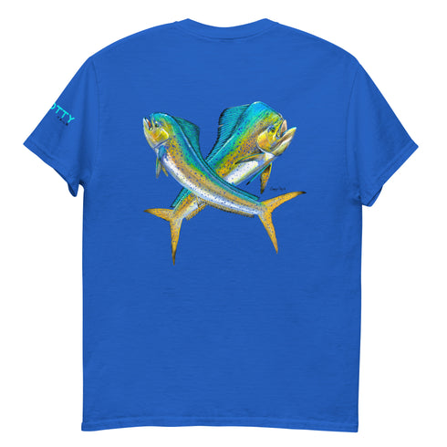 Men's Carey Chen Mahi Mahi Classic Tee for Trendy Style Comfort Meets Street Style for Everyday Wear