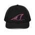 Redfish Tail Neon Pink Embroidered Mesh Back Trucker Cap for Ultimate Comfort and Style