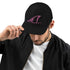 Redfish Tail Neon Pink Embroidered Mesh Back Trucker Cap for Ultimate Comfort and Style