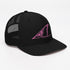 Redfish Tail Neon Pink Embroidered Mesh Back Trucker Cap for Ultimate Comfort and Style