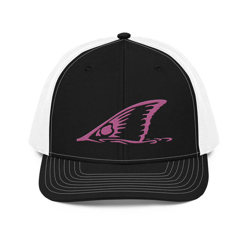 Redfish Tail Neon Pink Embroidered Mesh Back Trucker Cap for Ultimate Comfort and Style