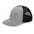 Redfish Tail Neon Pink Embroidered Mesh Back Trucker Cap for Ultimate Comfort and Style