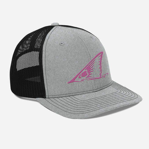 Redfish Tail Neon Pink Embroidered Mesh Back Trucker Cap for Ultimate Comfort and Style
