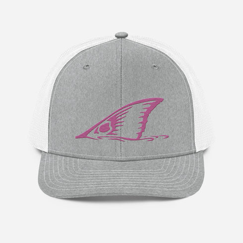 Redfish Tail Neon Pink Embroidered Mesh Back Trucker Cap for Ultimate Comfort and Style