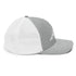 White Redfish Tail Embroidered Trucker Cap for Outdoor Style - Adjustable Comfort and Classic Fit