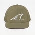 White Redfish Tail Embroidered Trucker Cap for Outdoor Style - Adjustable Comfort and Classic Fit