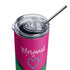 Mermaid at Heart, Mermaid Tail Knottytails Hot Pink Tumbler