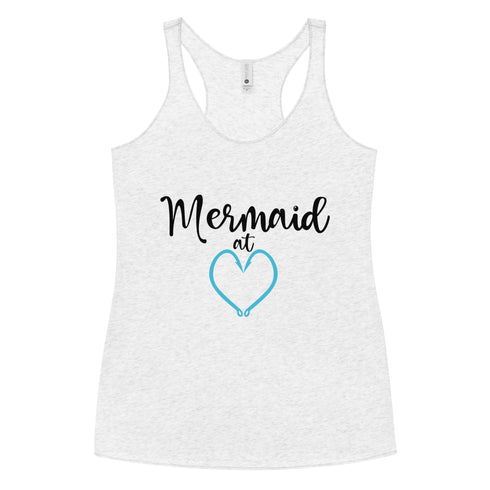 Women's Mermaid at Heart Racerback Tank for Summer Fun - Soft, Flattering Fit