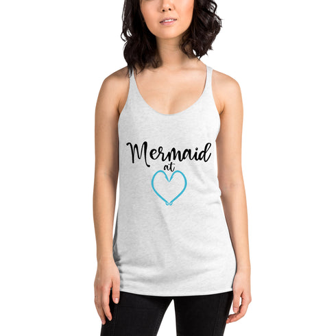 Women's Mermaid at Heart Racerback Tank for Summer Fun - Soft, Flattering Fit