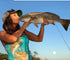 Florida Redfish Racerback Burnout Tank for Women Fishing Comfort & Style on the Water