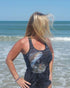 Women's Redfish Burnout Racerback Tank - KnottyTails