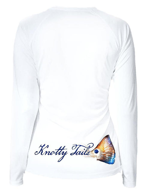 Women's KnottyTails Redfish Tail Performance shirt - KnottyTails