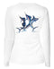 Women's V-neck Marlin Trio Performance Shirt - KnottyTails