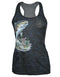 Women's Redfish Burnout Racerback Tank - KnottyTails