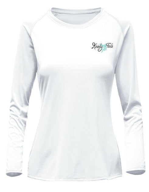 Women's Redfish in Grass Performance shirt - KnottyTails