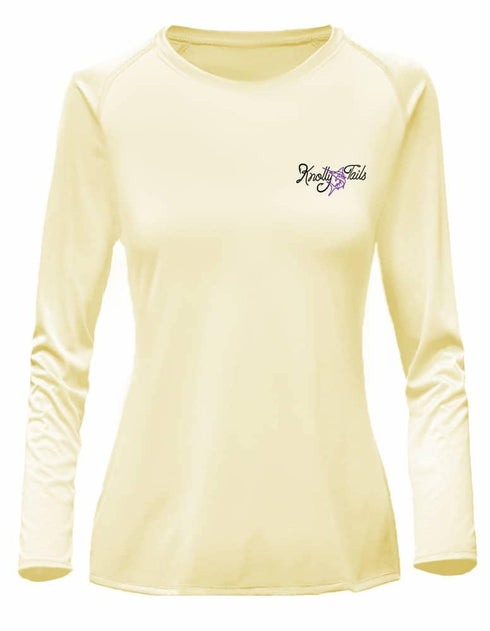 Women's Yellow Sailfish Performance Shirt - KnottyTails