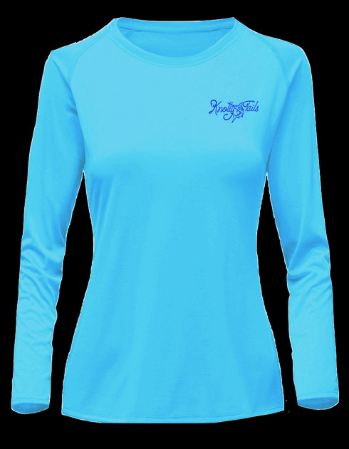Women's Hook’n Crew Neck Performance Shirt - KnottyTails