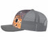 Redfish Scale Snapback Hat with Grey Cotton Bill - KnottyTails
