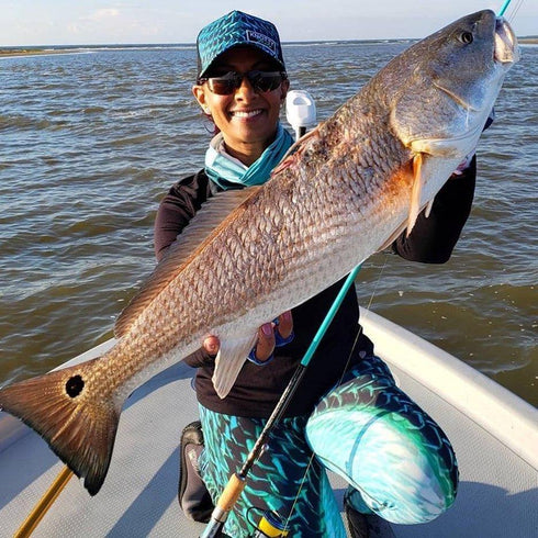 Women's Tarpon Scale Sun protective Performance Leggings - KnottyTails