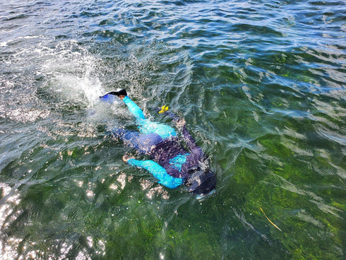 RedFish Color Block Performance Leggings - KnottyTails