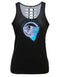 Women's Redfish Tail Slit Back Performance Tank - KnottyTails