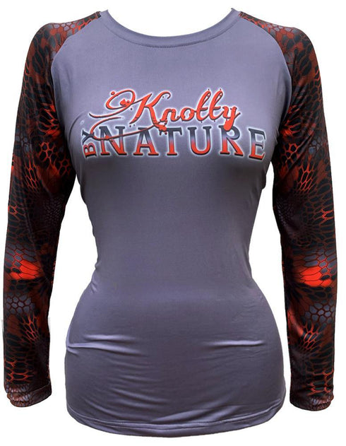 Women's Crew Neck Knotty by Nature Performance Shirt - KnottyTails