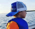 Sea Turtle Snapback Hat White - KnottyTails