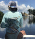 Redfish Tail on Grey Snapback Hat - KnottyTails