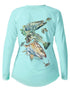 Women's V-neck Inshore Performance shirt - KnottyTails
