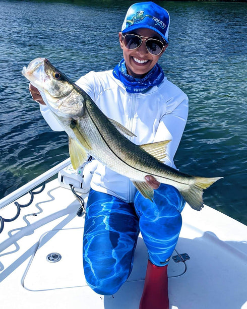 Sea Turtle Snapback Hat White - KnottyTails