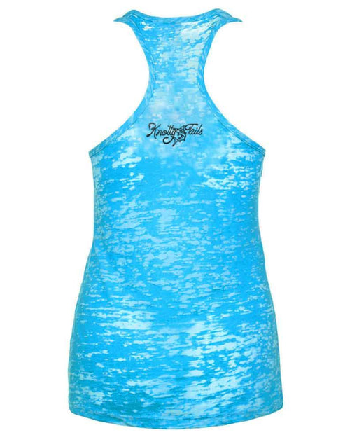 Women's Marlin Burnout Racerback Tank - KnottyTails