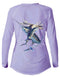 Women's V-neck Offshore Performance Fishing shirt - KnottyTails