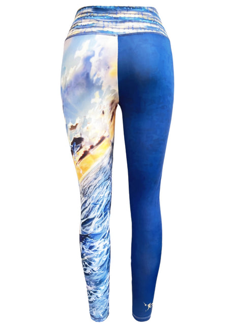 Offshore Performance Leggings for Women with UPF50+ Protection - Quick-Dry Comfort