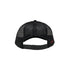 Redfish Outline in Red on Black Snapback Hat - KnottyTails
