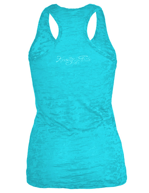 Florida Redfish Racerback Burnout Tank for Women Fishing Comfort & Style on the Water