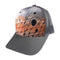 Redfish Scale Snapback Hat with Grey Cotton Bill - KnottyTails