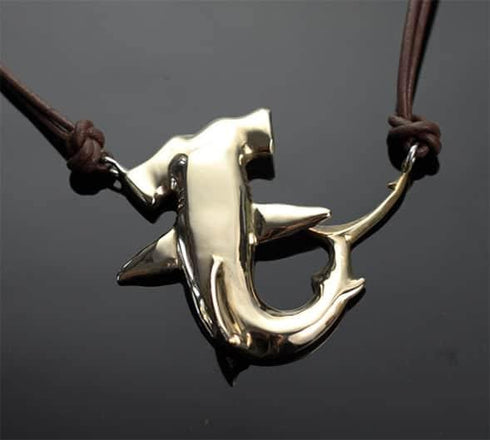 Sterling Silver Hammerhead Pendent - KnottyTails