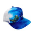 Sea Turtle Snapback Hat White - KnottyTails