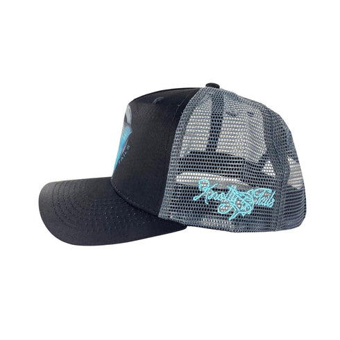 Redfish Tail Circle KnottyTails Snapback Hat - KnottyTails