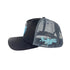 Redfish Tail Circle KnottyTails Snapback Hat - KnottyTails