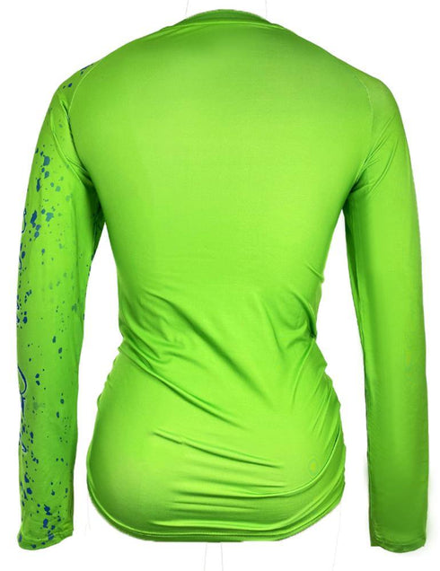Women's V-neck Mahi Mahi Sun Protective Performance Shirt - KnottyTails