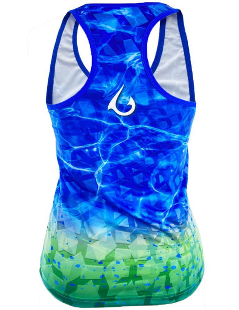 Blue Mahi Womens Fishing Performance Tank UP 50+ Sun Protective - KnottyTails